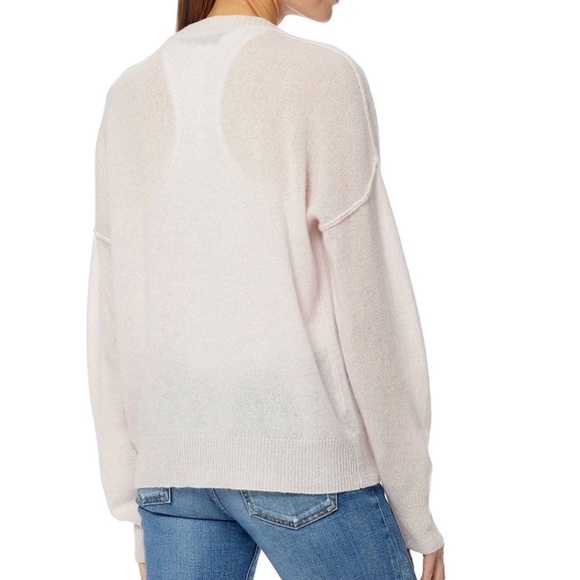 360 Cashmere Kristin Cashmere Cardigan Light Pink Small - Picture 13 of 13